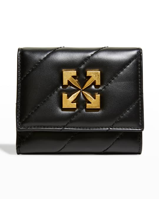 Off-White Jackhammer Arrow Quilted Trifold Wallet | Neiman