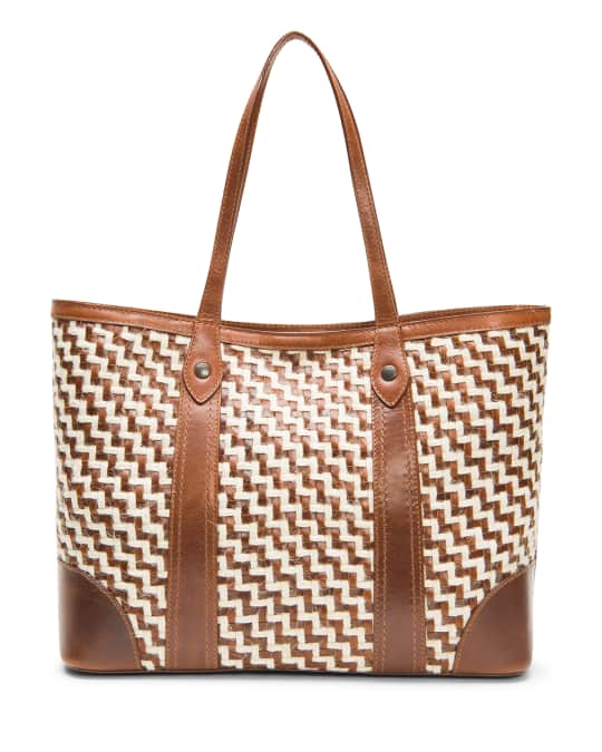 Frye woven tote 2025