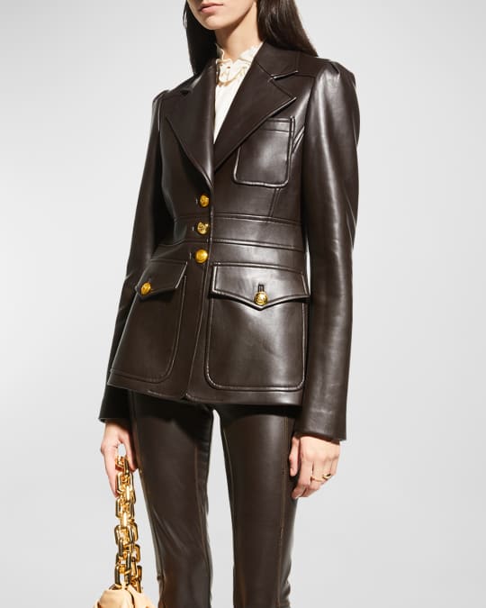 Amelia Faux Leather Jacket