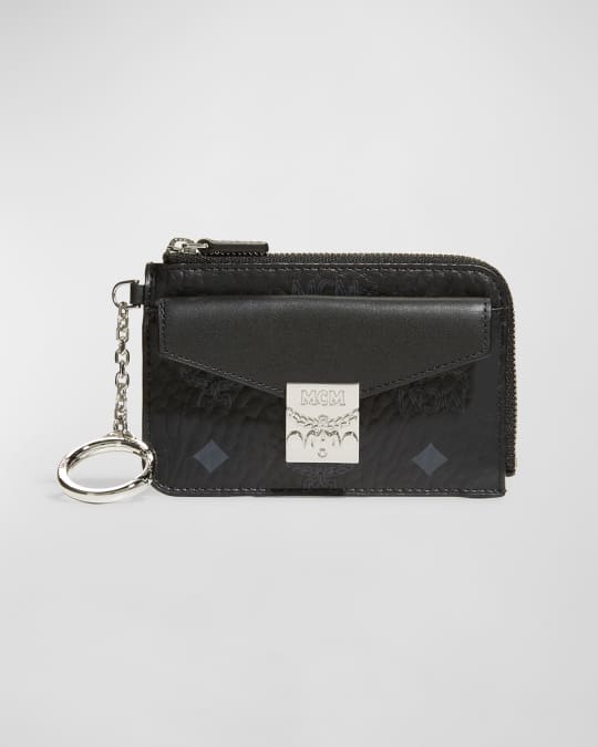 MCM Patricia Mini Visetos Card Case Key Pouch | Neiman Marcus