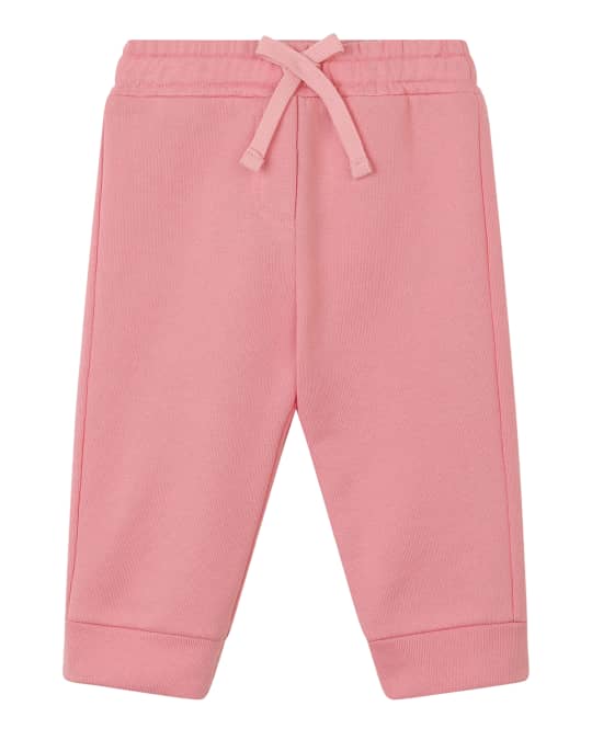 Girl's Logo Bow Jogger Pants, Size 12-30M