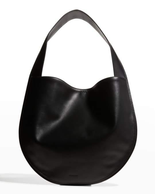 Lune Small Leather Hobo Bag