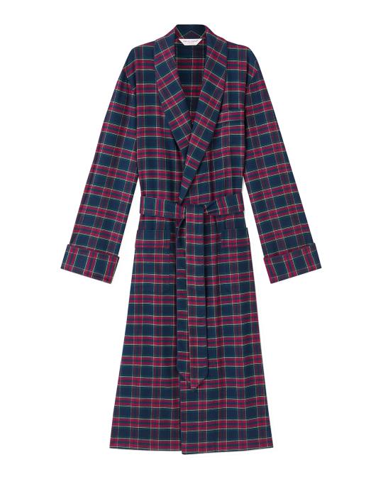 Derek Rose Men's Kelburn Check Robe | Neiman Marcus