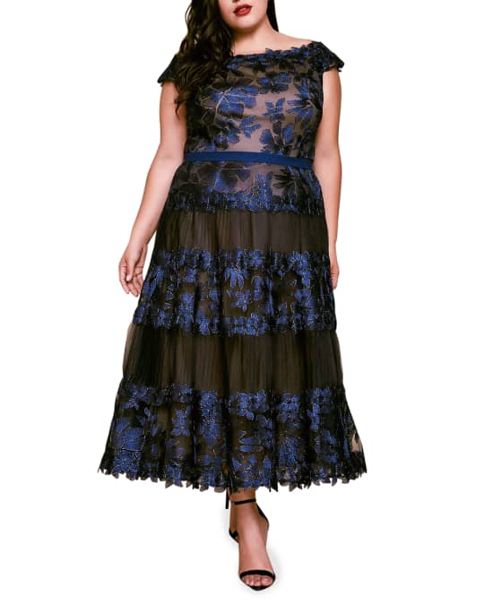 Tadashi plus size dresses hot sale