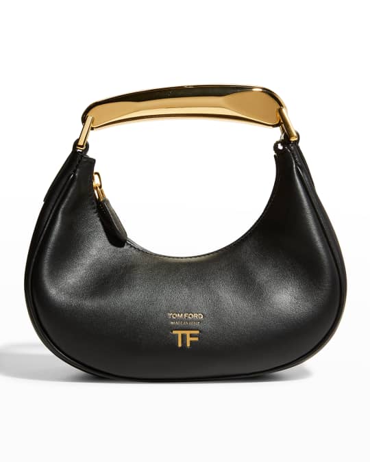 TOM FORD Bianca Mini Metal Top-Handle Hobo Bag | Neiman Marcus