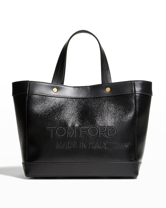 TOM FORD T Screwn Mini Tote in Coated Denim Neiman Marcus