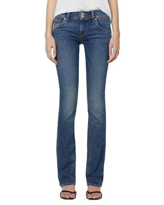 Hudson Beth Mid-Rise Baby Boot-Cut Jeans | Neiman Marcus