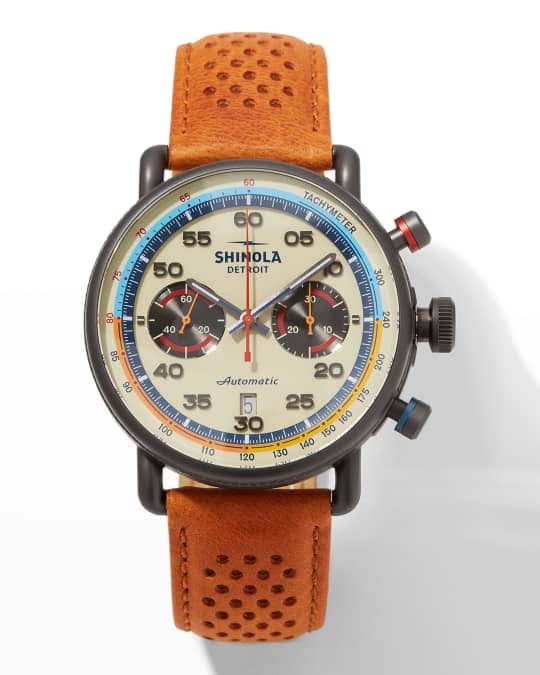 Shinola Men s Gift Set 44mm Canfield Speedway Chrono Watch Neiman Marcus