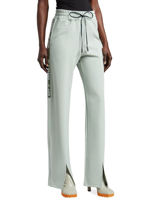 Off white side tape pants top