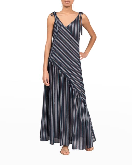 Kelsea Striped Maxi Coverup Dress