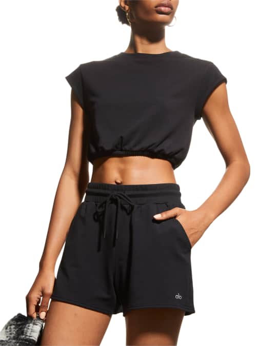 季節のおすすめ商品 Alo Yoga Marcus Neiman | Top Short-Sleeve Crop Dreamy ヨガ・ピラティス