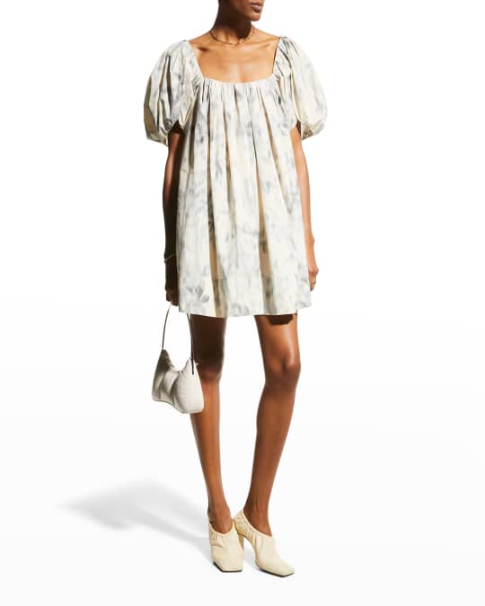 Rebecca Taylor Whisper Rose Tulip Sleeve Dress Neiman Marcus