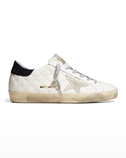 Golden Goose Superstar Quilted Leather Low-Top Sneakers | Neiman Marcus