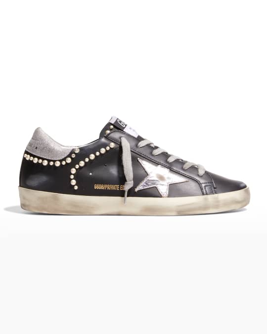 Golden Goose Superstar Pearly Stud Leather Sneakers | Neiman Marcus