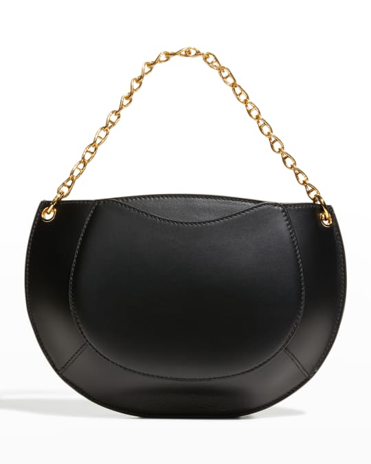 Ulla Johnson Mira Smooth Leather Chain Clutch Bag | Neiman Marcus