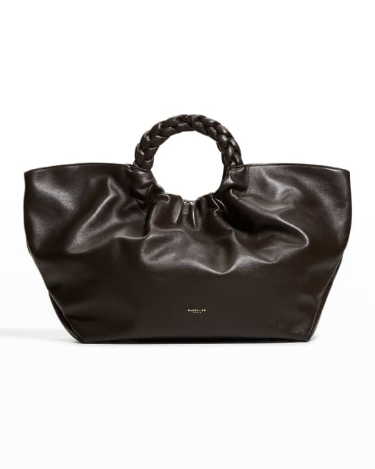 DeMellier LA Braided Top-Handle Tote Bag | Neiman Marcus