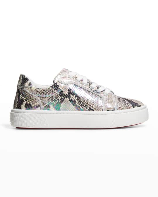 Snakeskin red bottom sneakers new arrivals