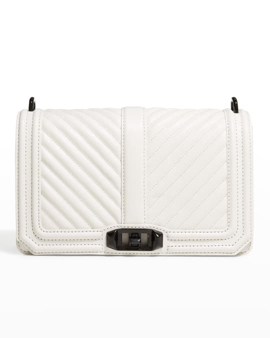Rebecca Minkoff Love ChevronQuilted Crossbody Bag Neiman Marcus