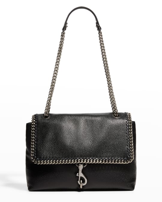 Minkoff Edie Flap Shoulder Bag Black Rebecca Minkoff Bag Rebecca