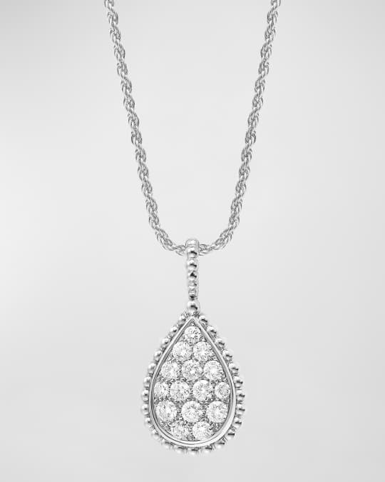 Serpent Boheme 18K White Gold Diamond Pendant Necklace