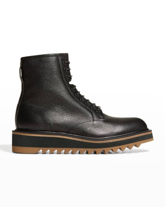 Dries van noten combat boots cheap