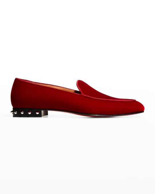 Red christian new arrivals louboutin loafers
