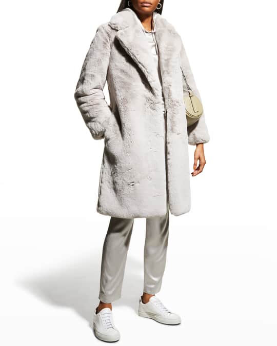 Neiman marcus faux fur coat cheap