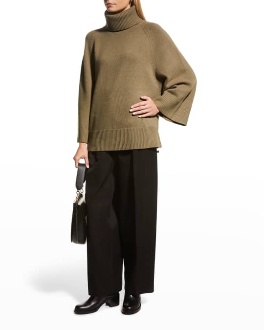 Wool Cashmere Turtleneck Sweater