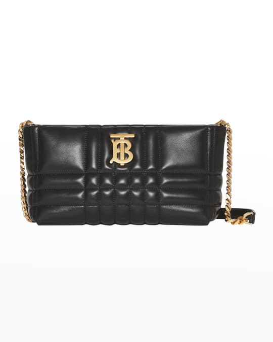 Burberry Lola Small Check Quilted Chain Shoulder Bag Neiman Marcus