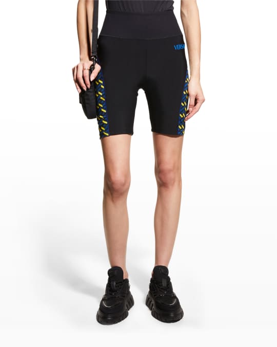 Versace biker shorts online