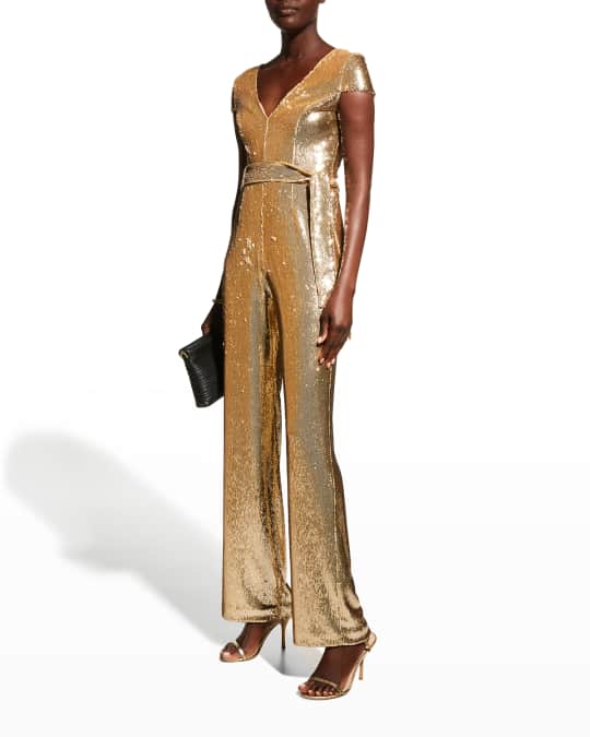 Neiman marcus sequin jumpsuit 2025