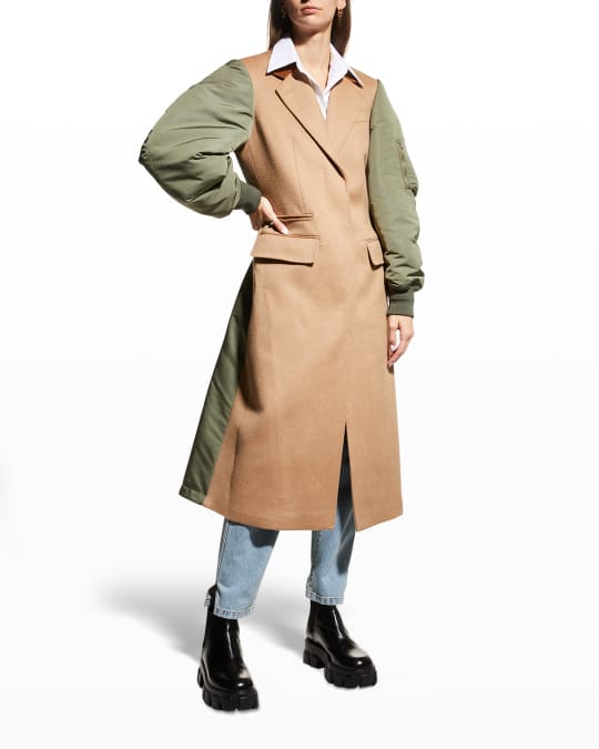Neiman marcus top camel coat