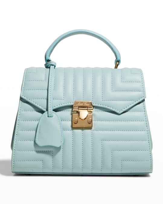 Mark Cross Madeline Lady Mini Quilted Napa Top-Handle Bag | Neiman Marcus