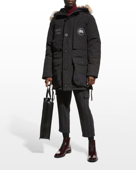 Men s MacCulloch Black Label Down Parka Coat w Fur