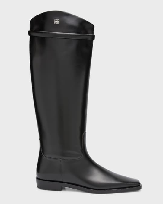 Chanel riding boots neiman marcus top