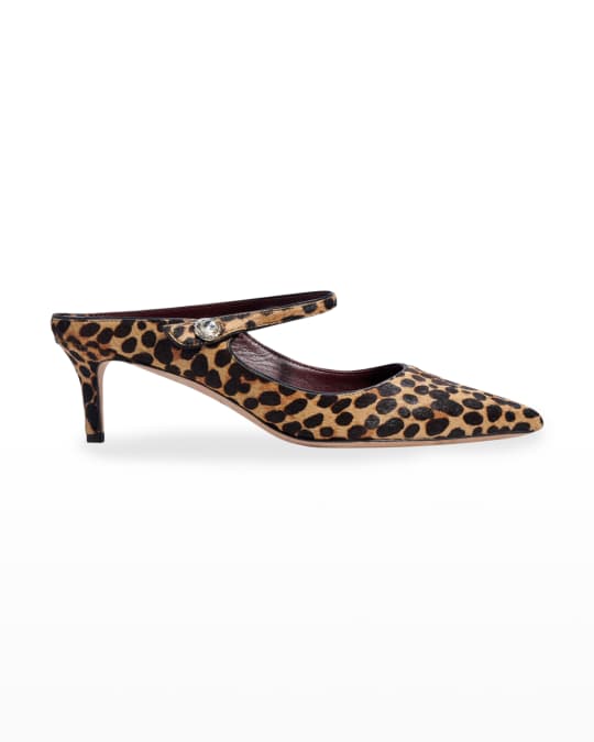kate spade new york Marisol Leopard Print Mary Jane Mule Pumps Neiman Marcus