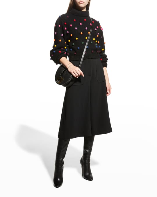 Rainbow dot sweater sales