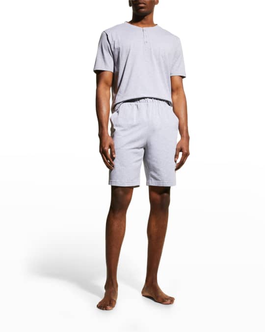 BedHead Pajamas Men's Henley Pajama Set Neiman Marcus