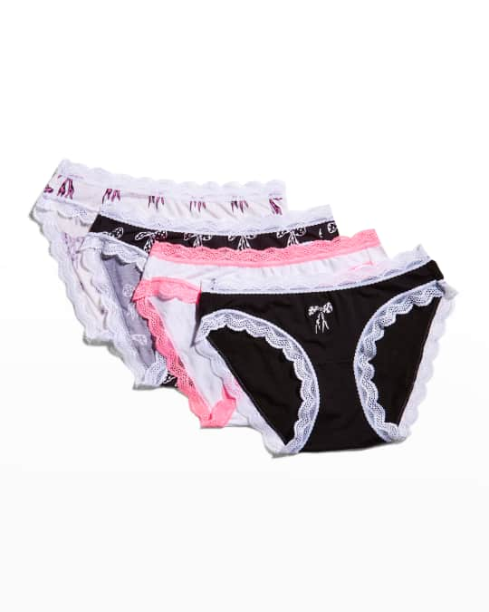 Stripe & Stare Knicker Four Pack - Bright Contrast