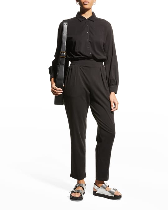 Neiman marcus top black jumpsuit