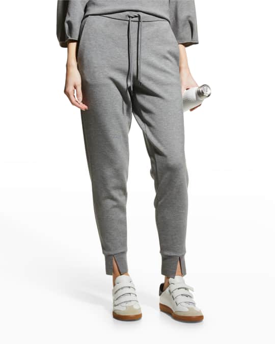 Theory Slouchy Double-Knit Jogger Pants | Neiman Marcus