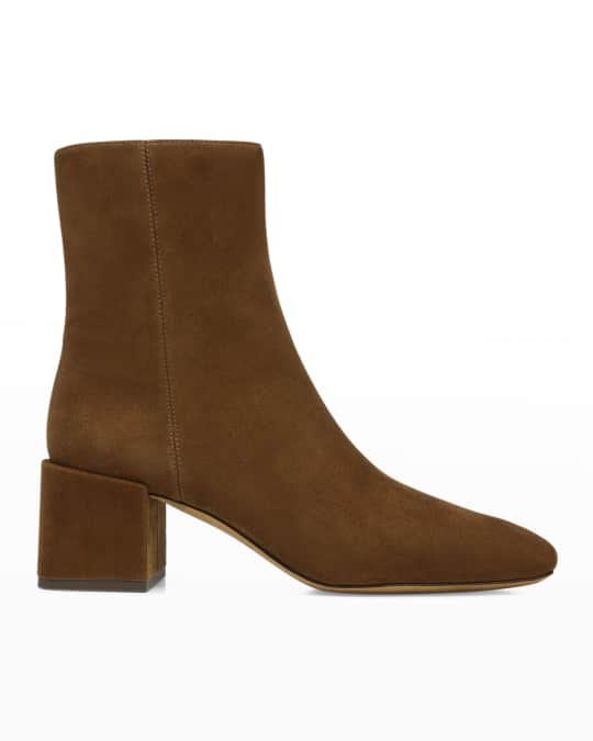 Vince Kaye Suede Zip Booties | Neiman Marcus