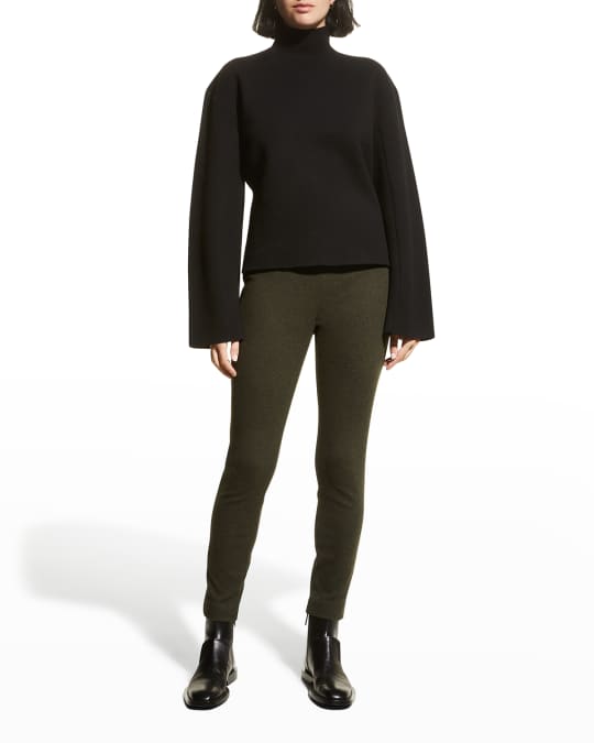 Theory Felted Wool-Cashmere Leggings