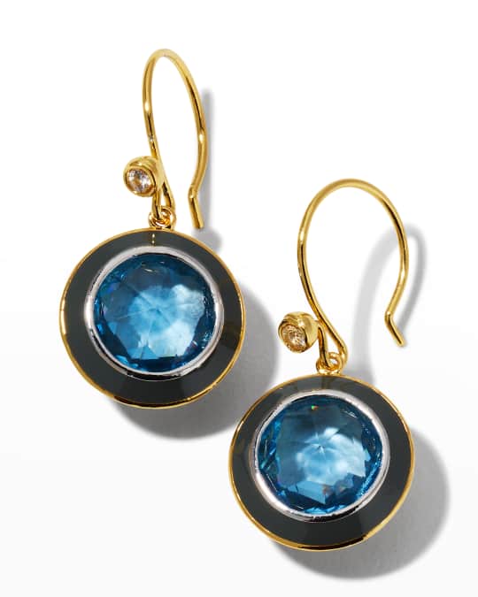 Vitreum Enamel Drop Earrings