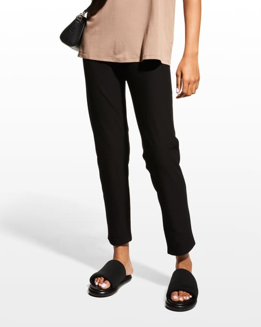 Eileen Fisher Washable Stretch Crepe Slim Pant