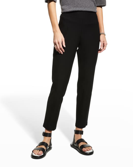 Eileen Fisher Petite Washable Stretch Crepe Slim Ankle Pants | Neiman ...