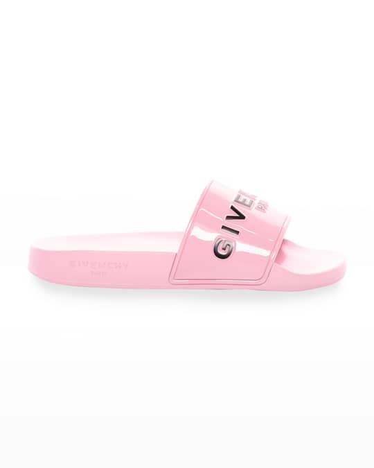 Givenchy Logo Pool Slide Sandals Neiman Marcus