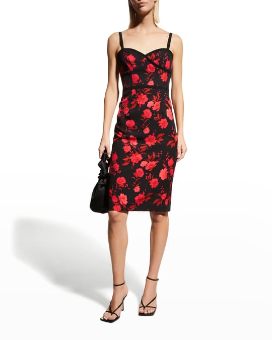 Daria Floral Print Sheath Dress