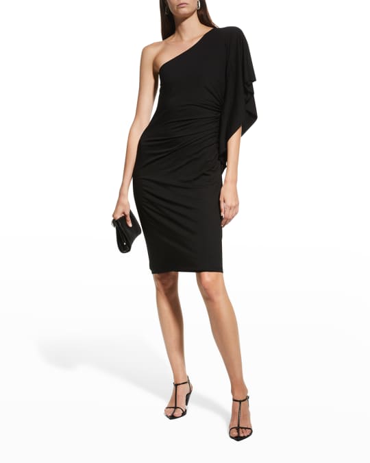 Ratio One Shoulder Jersey Dress