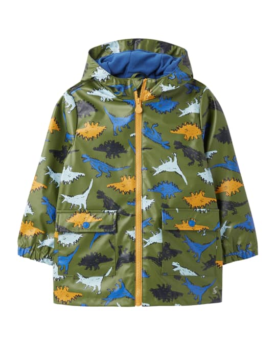 Joules Boy s Skipper Dinosaur Water Resistant Rain Coat Size 2 6